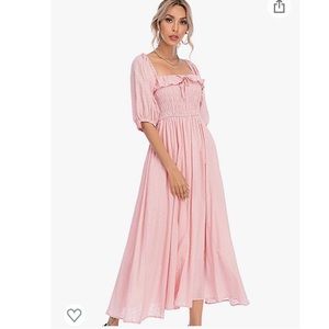 Pink summer dress- similar to Free the people